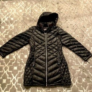 Calvin Klein hooded lightweight down jacket